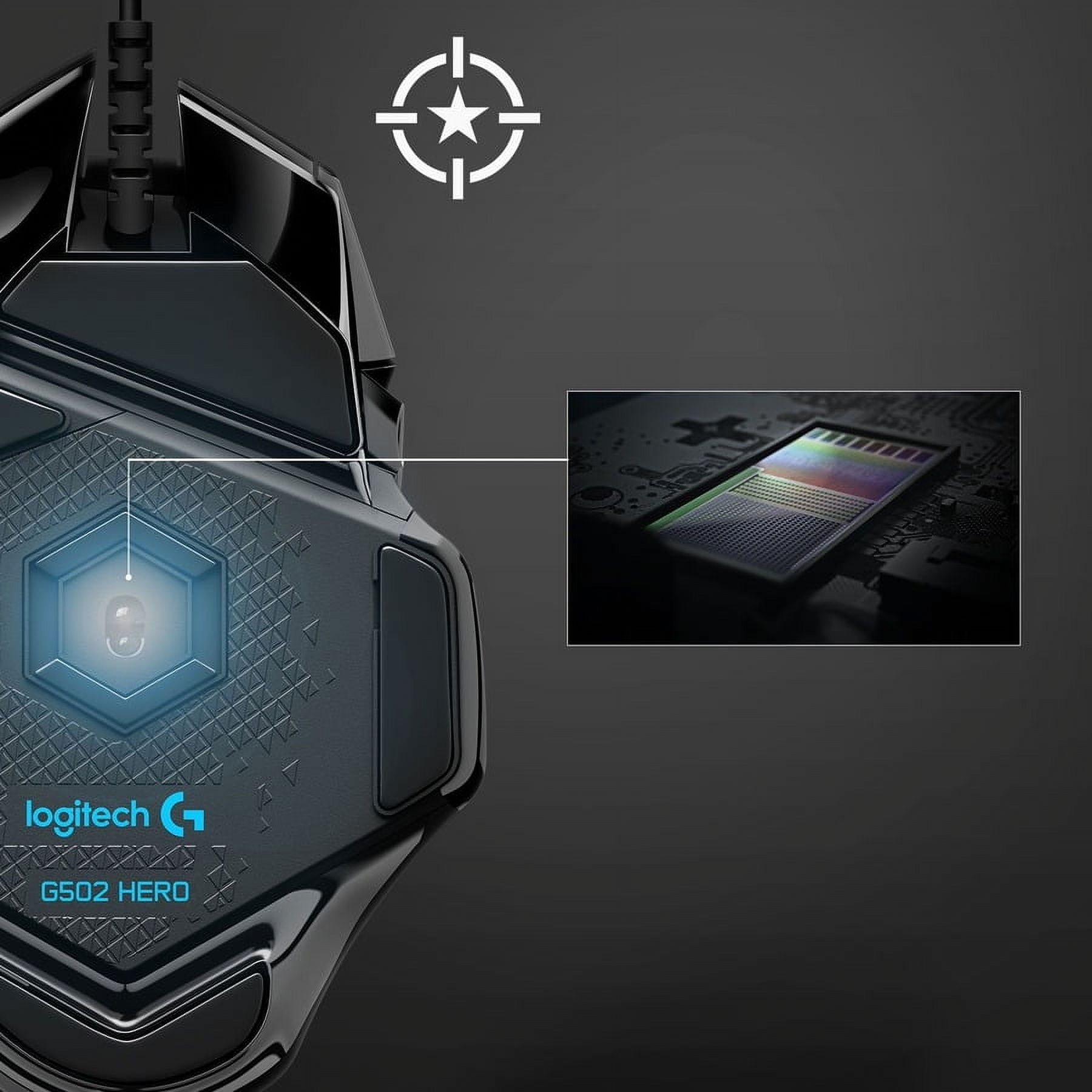 Logitech G502 Hero Gaming Mouse Logitech G502 Hero Gaming Mouse